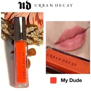 Urban Decay Plumping Shine Balm My Dude Coral Lipgloss